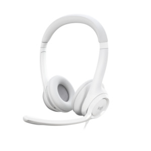 Logitech H390 Headset Bedraad Hoofdband Kantoor/callcenter USB Type-A Wit