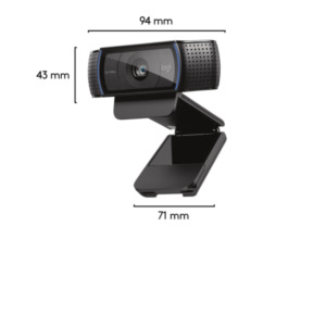 Logitech Hd Pro C920 webcam 3 MP 1920 x 1080 Pixels USB 2.0 Zwart