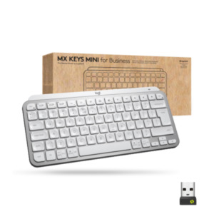 Logitech Mx Keys Mini For Business toetsenbord Kantoor RF-draadloos + Bluetooth QWERTY Engels Grijs