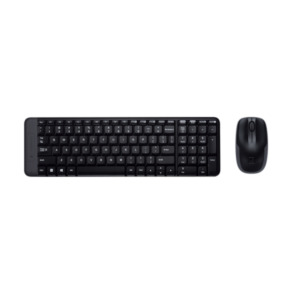 Logitech Wireless Combo MK220 toetsenbord Inclusief muis RF Draadloos Engels Zwart