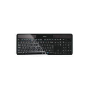 Logitech Wireless Solar Keyboard K750 toetsenbord RF Draadloos AZERTY Frans Zwart