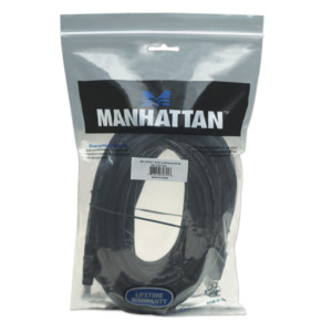 Manhattan 323246 HDMI kabel 10 m HDMI Type A (Standaard) Zwart