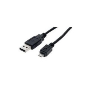 Max ICT S-Conn 0.5m USB2.0 A- microUSB2.0 B USB-kabel 0,5 m USB A Micro-USB B Zwart