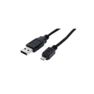 Max ICT S/CONN 0.5m USB2.0 A- microUSB2.0 B USB-kabel 0,5 m USB A Micro-USB B Zwart