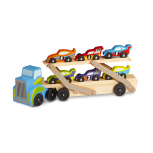 Melissa and Doug Mega Race-Car Carrier