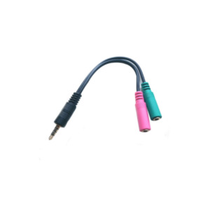 MicroConnect Microconnect AUDALS015 audio kabel 0,25 m 3.5mm 2 x 3.5mm Zwart