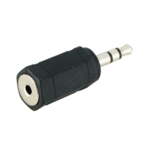 MicroConnect Microconnect AUDALX tussenstuk voor kabels 3.5mm 2.5mm Zwart