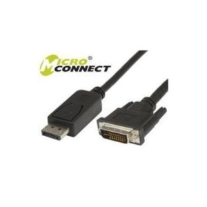 MicroConnect Microconnect DP-DVI-MM-100 video kabel adapter 1 m DisplayPort Zwart