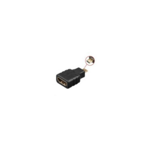 MicroConnect Microconnect HDM19F19MM tussenstuk voor kabels Micro HDMI HDMI Zwart