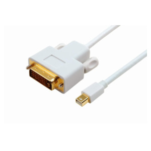 MicroConnect Microconnect MDPDVI2 video kabel adapter 2 m DVI-D mini DisplayPort Wit