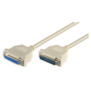 MicroConnect Microconnect MODGR10 seriële kabel Wit 10 m DB25