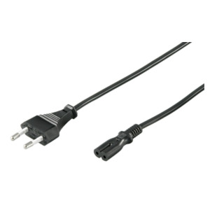 MicroConnect Microconnect PE030712 electriciteitssnoer Zwart 1,2 m CEE7/16 C7 stekker
