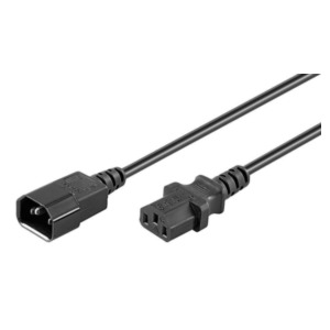 MicroConnect Microconnect PE040618 electriciteitssnoer Zwart 1,8 m C13 stekker C14 stekker