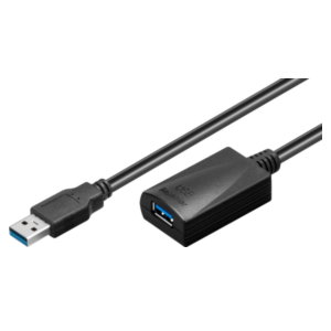 MicroConnect Microconnect USB3.0AAF5A USB-kabel 5 m USB 3.2 Gen 1 (3.1 Gen 1) USB A Zwart