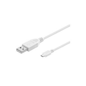 MicroConnect Microconnect USBABMICRO18W USB-kabel USB 2.0 1,8 m USB A Micro-USB B Wit