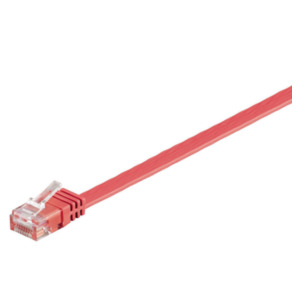 MicroConnect Microconnect V-UTP601R-FLAT netwerkkabel Rood 1 m Cat6 U/UTP (UTP)