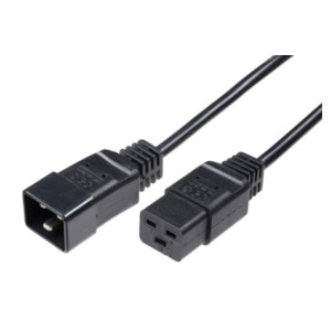 MicroConnect PE141550 electriciteitssnoer Zwart 5 m C20 stekker C19 stekker