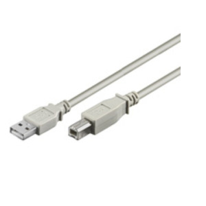 Moxa Goobay 50953 USB-kabel 1,8 m USB 2.0 USB A USB B Grijs
