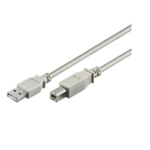 Moxa Goobay 50953 USB-kabel USB 2.0 1,8 m USB A USB B Grijs