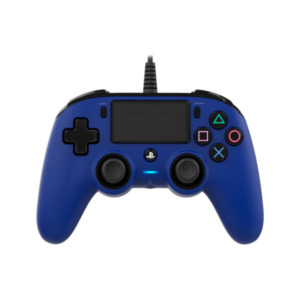 Nacon NACON Officieel gelicenseerde Wired Compact Controller voor PS4 - blauw
