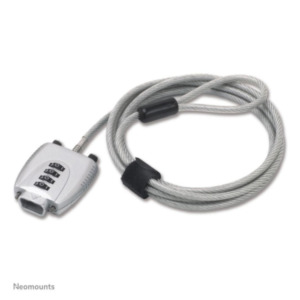Neomounts 2m VGA security cable lock. All-in-one solution for use on the VGA-Port.