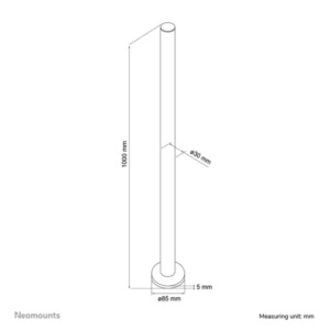 Neomounts verlengbuis monitorarm