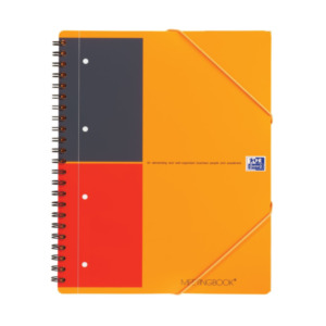 Oxford Elba Meetingbook 160vel Oranje schrijfblok & schrift