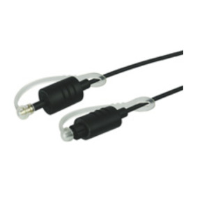 Panasonic Goobay AVK 224-200 2.0m Glasvezel kabel 2 m TOSLINK 3.5mm Zwart