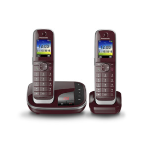 Panasonic KX-TGJ322 DECT-telefoon Nummerherkenning Rood