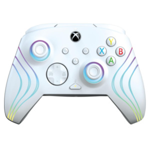 PDP Afterglow Wave Bedrade Controller: White Voor Xbox Series X|S, Xbox One & Windows 10/11