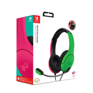 PDP LVL40 Headset Bedraad Hoofdband Gamen Zwart, Groen