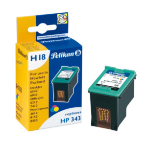 Pelikan H18 inktcartridge 1 stuk(s) Cyaan, Magenta, Geel
