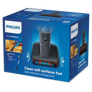 Philips 1x Turbo-miniborstel oplaadbaar accessoire voor steelstofzuigers