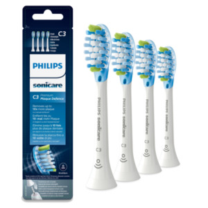 Philips Sonicare C3 Premium Plaque Defence HX9044/17 4x Witte sonische opzetborstels