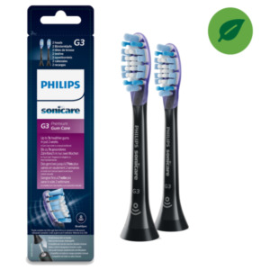 Philips Sonicare G3 Premium Gum Care HX9052/33 2x Zwarte sonische opzetborstels