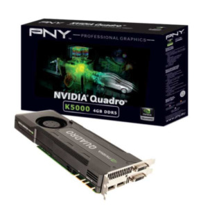 PNY VCQK5000-PB videokaart NVIDIA Quadro K5000 4 GB GDDR5