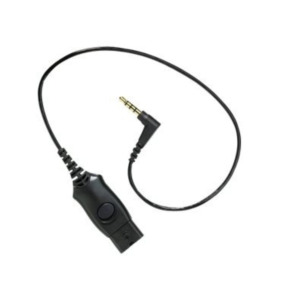 Poly 88729-01 audio kabel 3.5mm Mini-DIN (6-pin) Zwart