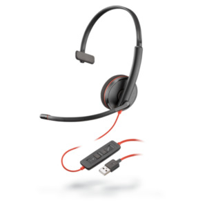 Poly Blackwire C3210 Headset Bedraad Hoofdband Kantoor/callcenter USB Type-A Zwart