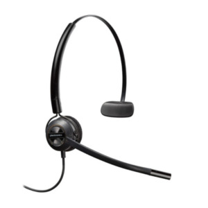 Poly EncorePro HW540 Headset Bedraad oorhaak, Hoofdband, Neckband Kantoor/callcenter Zwart