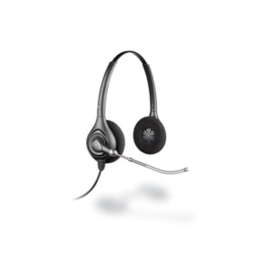 Poly SupraPlus HW261H Headset - binaural - HAC speaker for hearing aid users - Quick Disconnect .