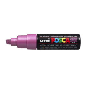 Posca Uni-Ball uni PC-8K markeerstift 1 stuk(s) Roze Beitelvormige punt