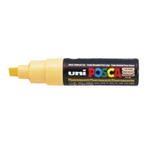 Posca Uni-Ball uni POSCA PC-8K markeerstift 1 stuk(s) Beitelvormige punt Oranje