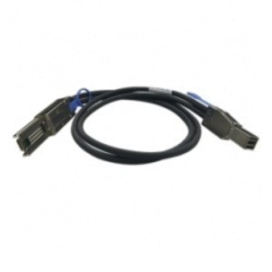 QNAP CAB-SAS20M-8644-8088 Serial Attached SCSI (SAS)-kabel 2 m Zwart, Metallic