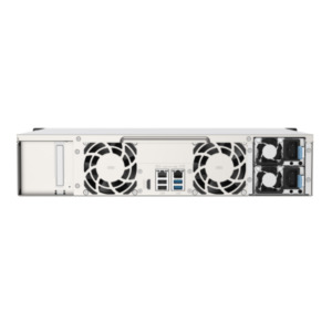 QNAP TS-1253DU-RP NAS Rack (2U) Ethernet LAN Aluminium, Zwart J4125