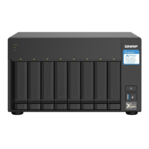 QNAP TS-832PXU NAS Rack (2U) Ethernet LAN Aluminium, Zwart AL324