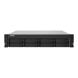 QNAP TS-832PXU NAS Rack (2U) Ethernet LAN Aluminium, Zwart AL324