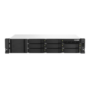 QNAP TS-873AEU-4G data-opslag-server NAS Rack (2U) Ryzen Embedded V1500B 4 GB DDR4 QuTS hero Zwart