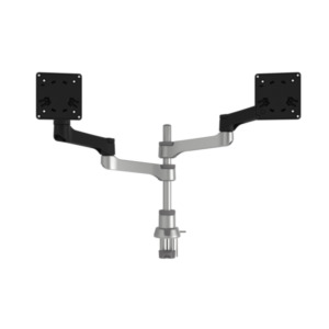 R-Go Tools R-Go Zepher 4 Twin Monitorarm, verstelbaar, zilver