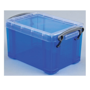 Really Useful Boxes Really Useful Boxes UB1-6 tijdschriftenhouder Blauw, Transparant
