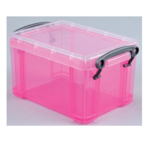 Really Useful Boxes Really Useful Boxes UB1-6 tijdschriftenhouder Roze, Transparant